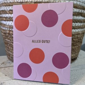 Grußkarte "Alles Gute"