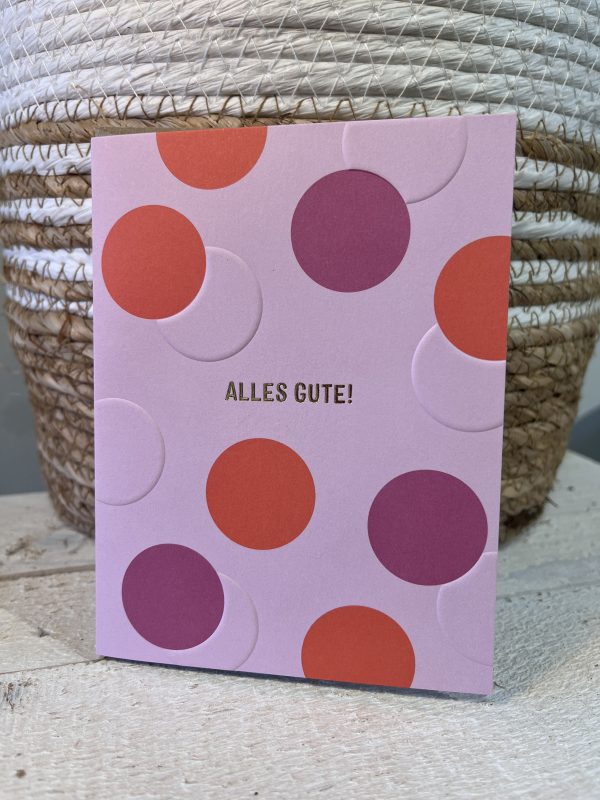 Grußkarte "Alles Gute"