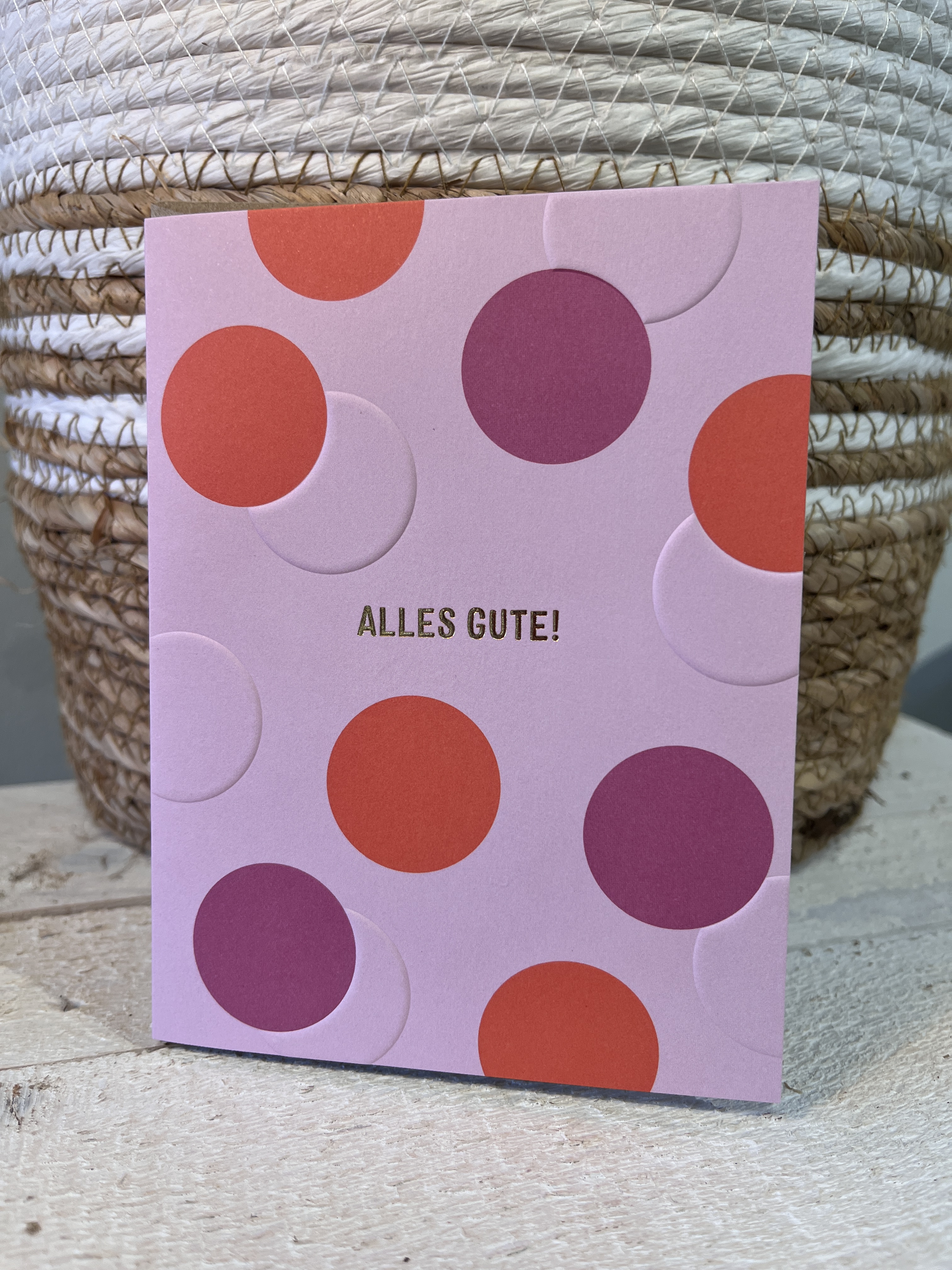 Grußkarte "Alles Gute"