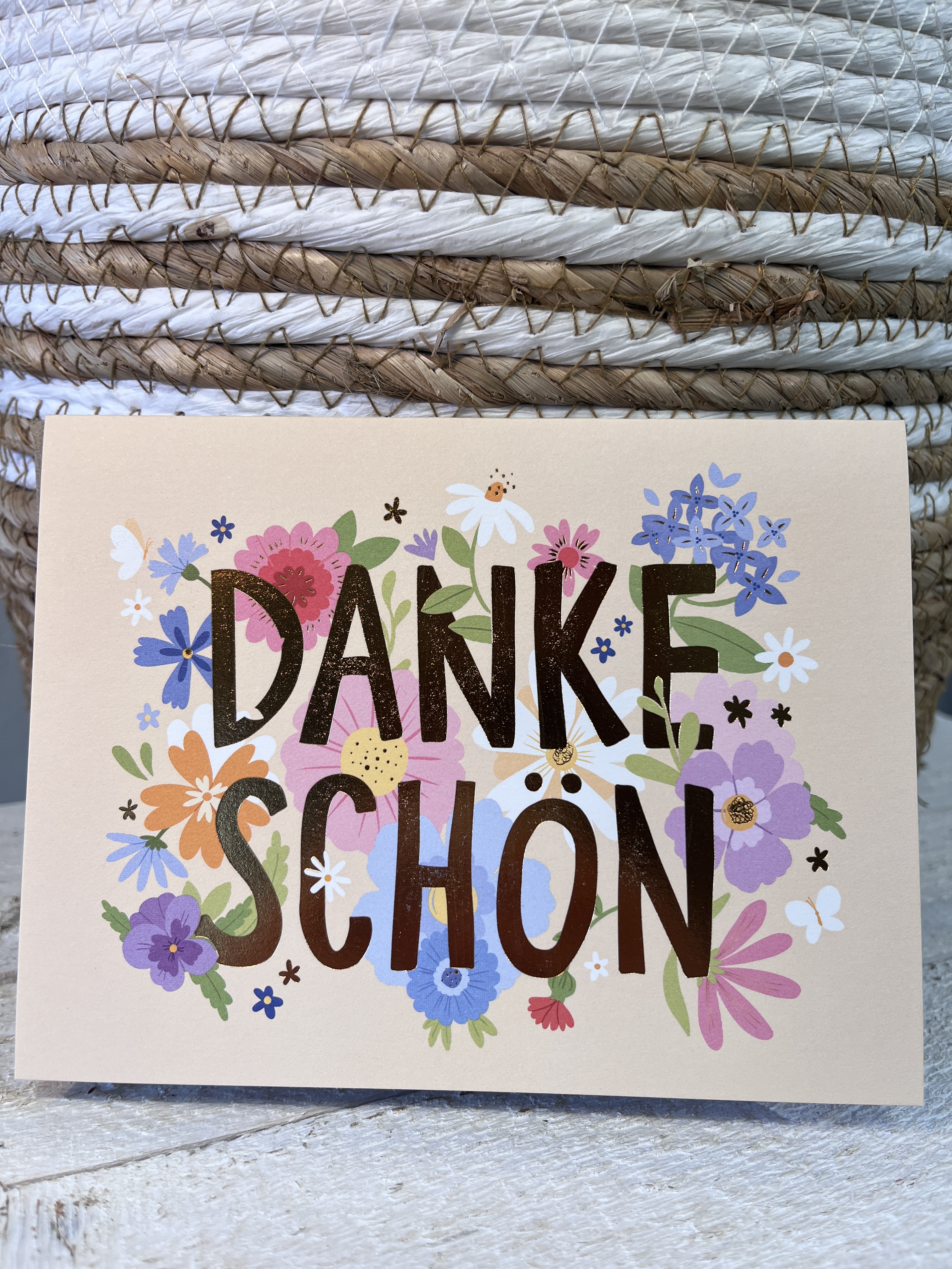 Grußkarte "Dankeschön"