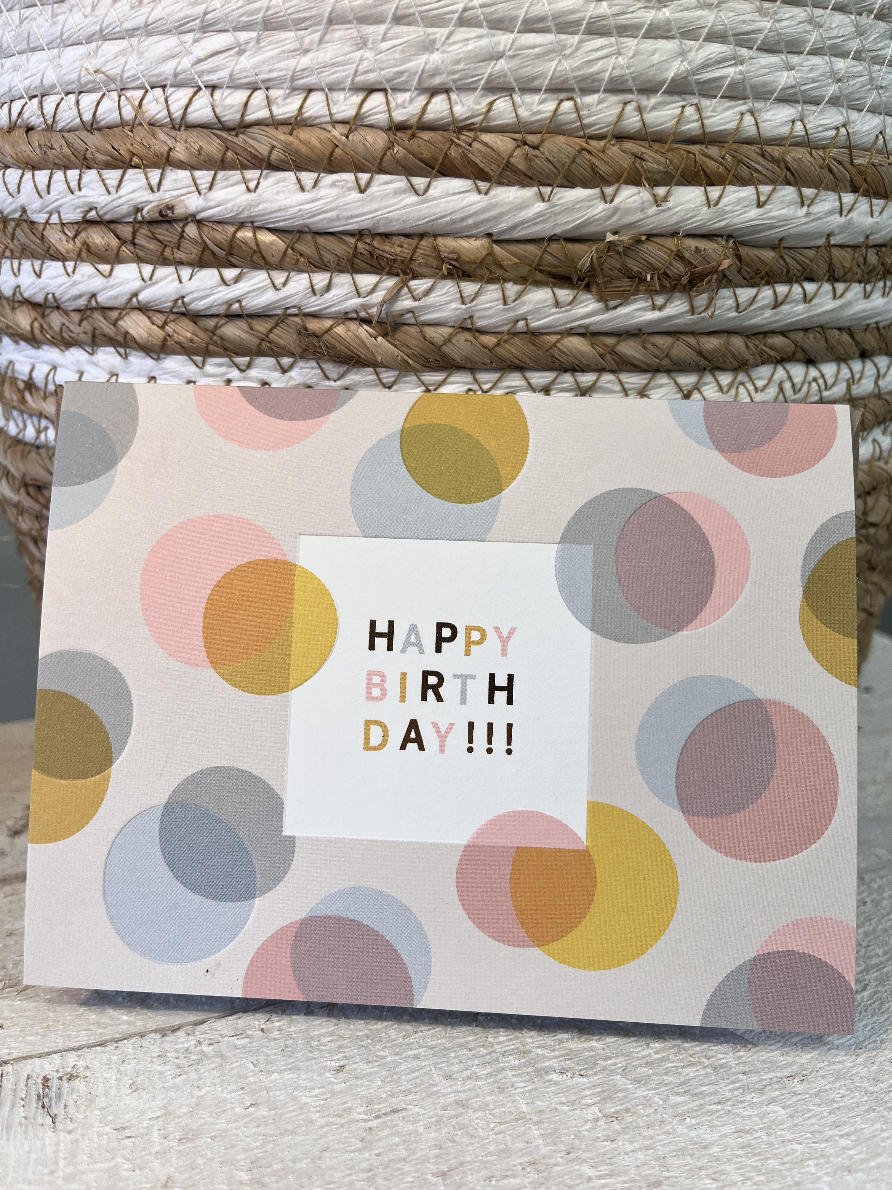 Grußkarte "Happy Birthday"
