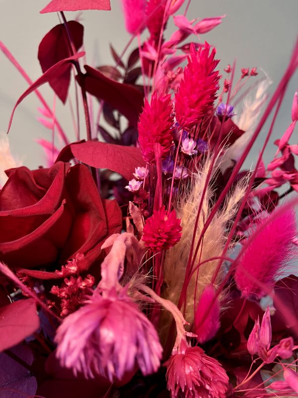 Trockenblumen Strauß "Pink Power"