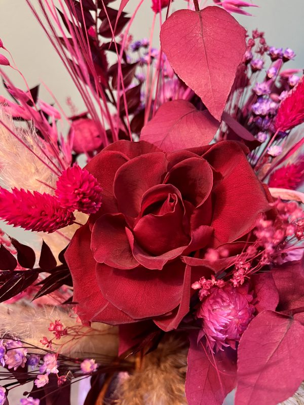 Trockenblumen Strauß "Pink Power"