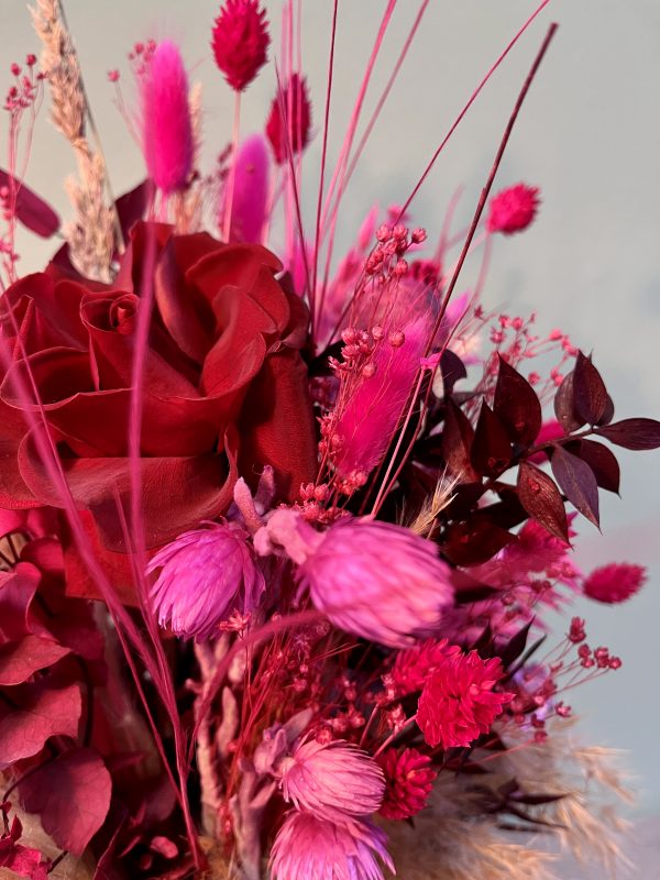 Trockenblumen Strauß "Pink Power"