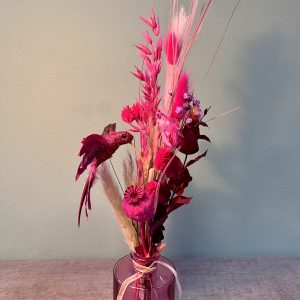 Trockenblumen Strauß "Pink Birdy"