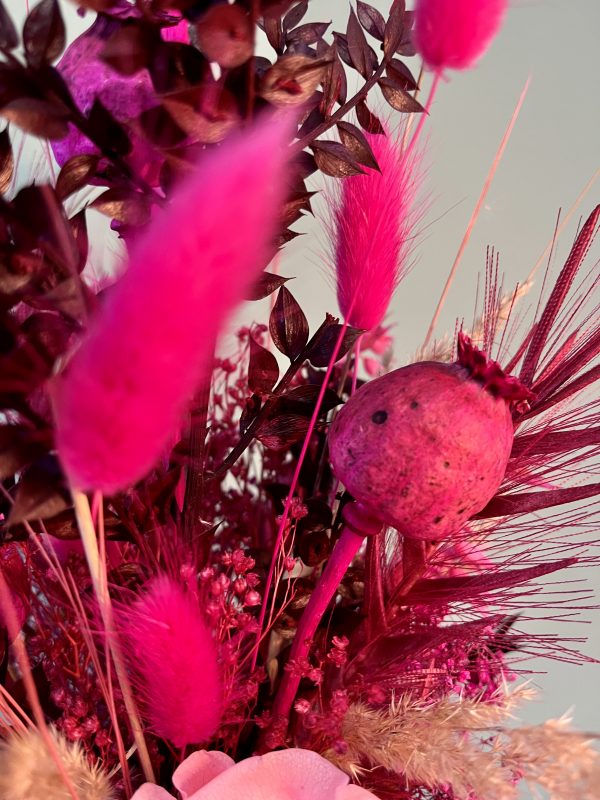 Trockenblumen Strauß " Pink Birdy Infinity"
