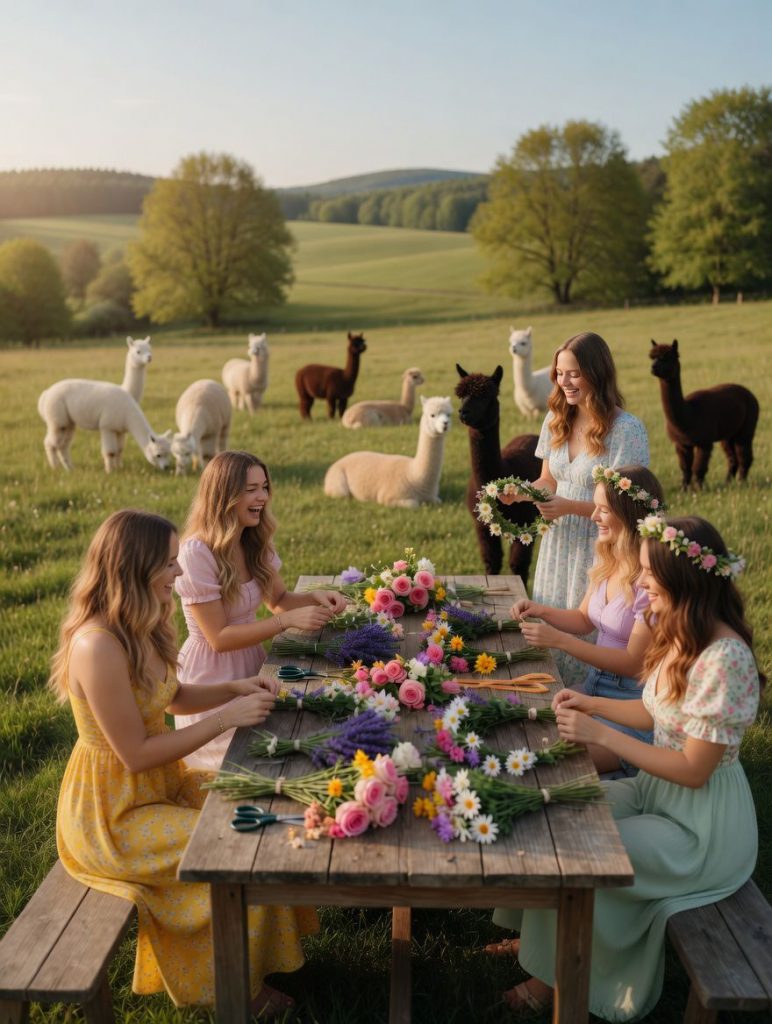 Midsommer Workshop auf der Alpaka-Weide